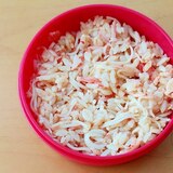 お弁当に！カニカマの混ぜご飯